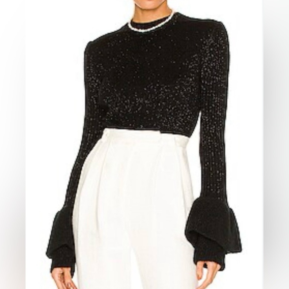 Diane Von Furstenburg Elegant Black Top - BNWT